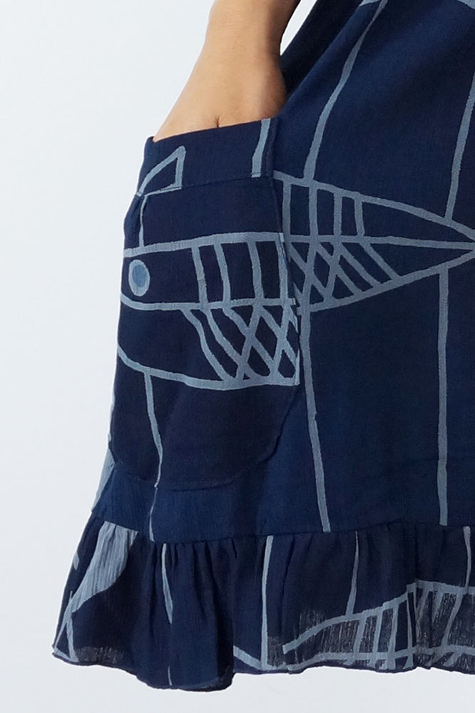 Cuba Dress "Fish"