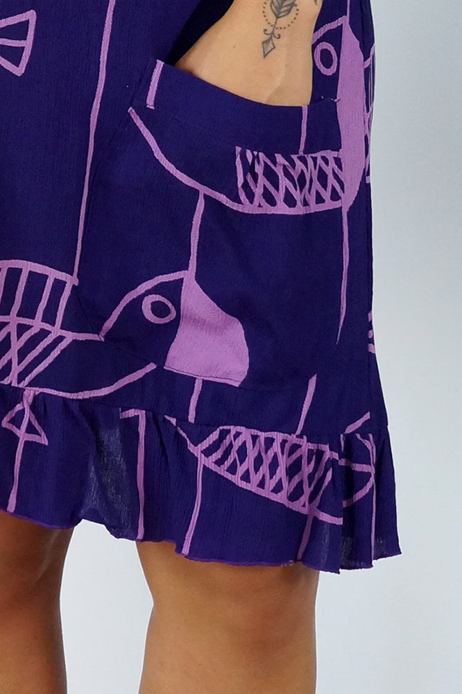Cuba Dress "Fish"