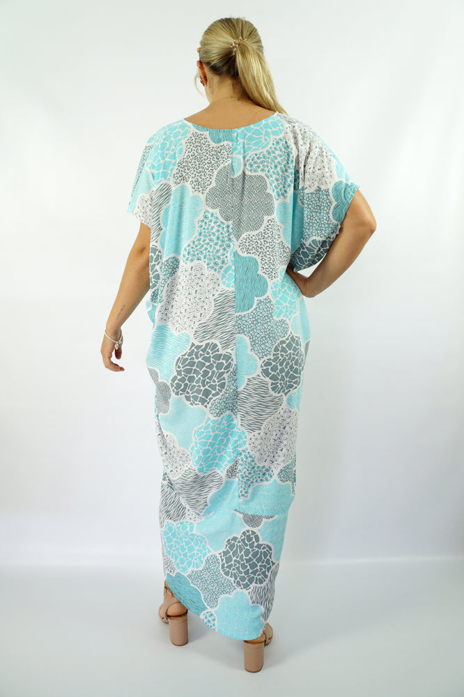 Frilled Toga Dress "Calypso"