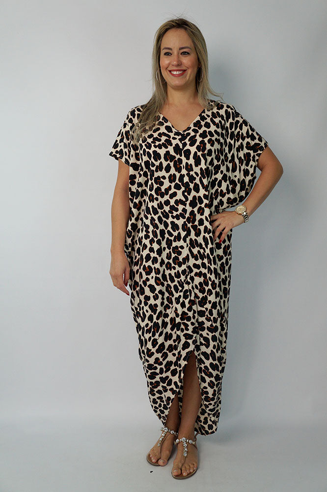 Frilled Toga Dress "Savannah"