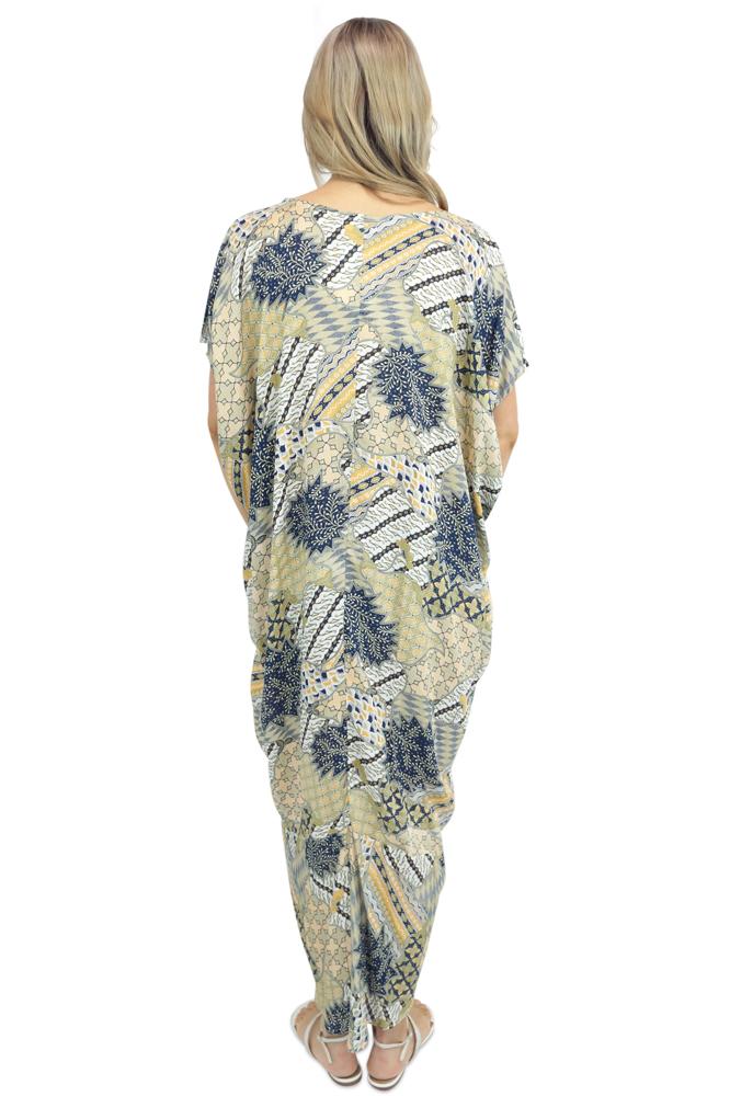 Frilled Toga Dress "Java"