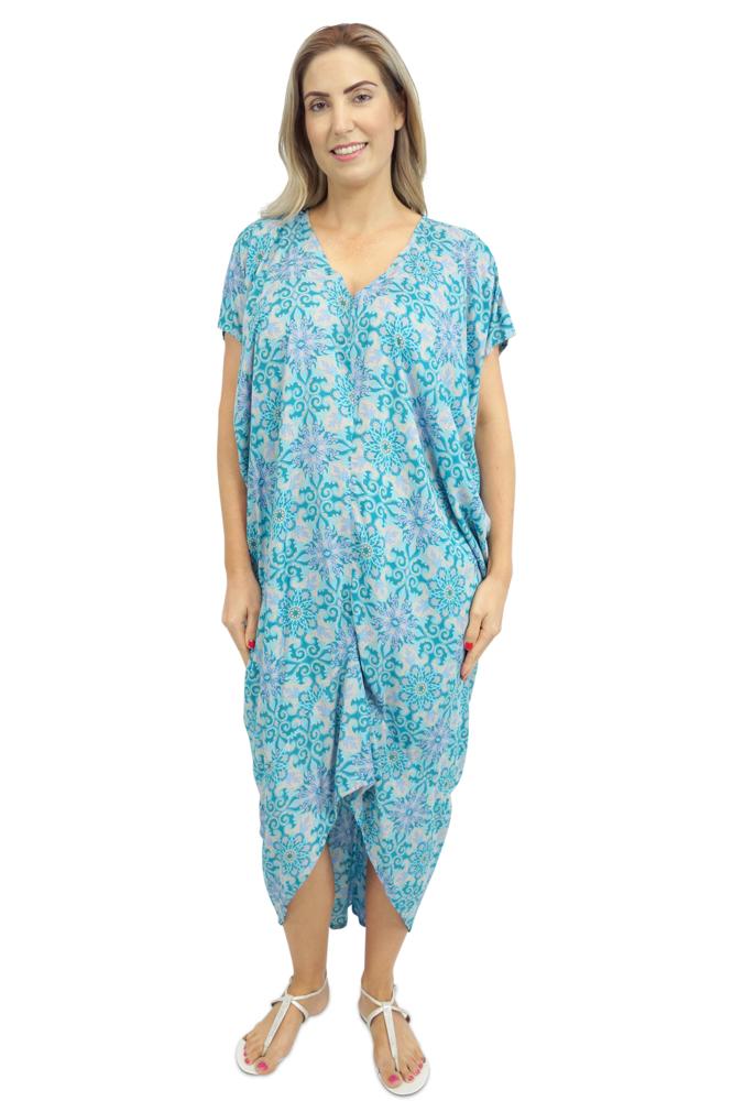 Frilled Toga Dress "Tibet"