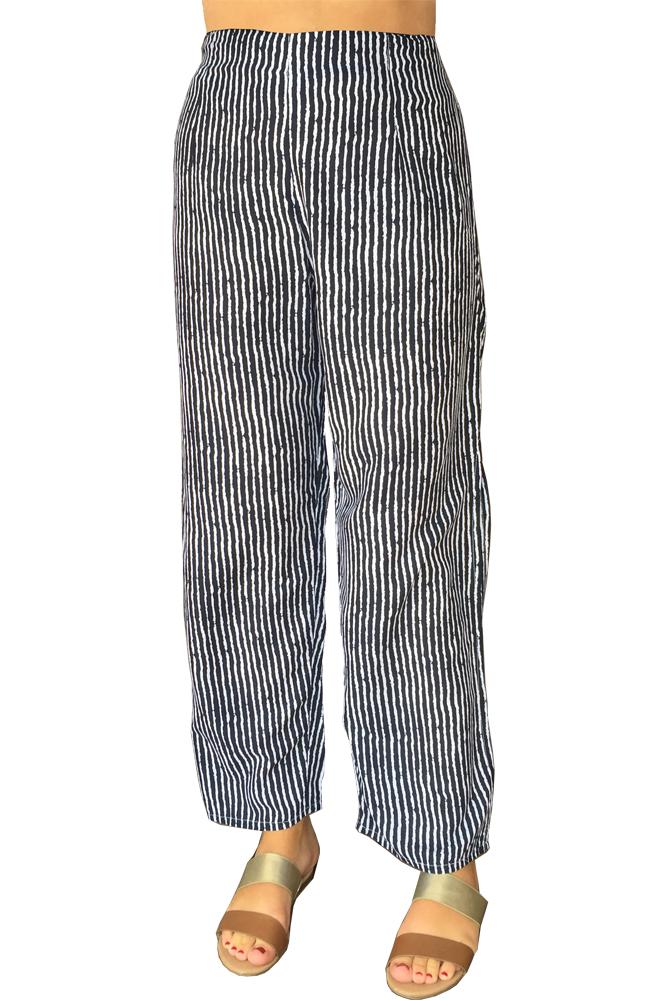 Split Pant "Stripes" Print