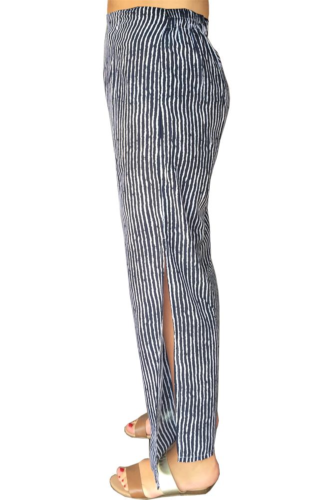 Split Pant "Stripes" Print