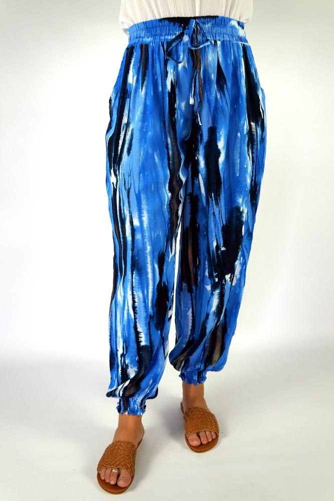 Gypsy Pant "Streaky" Tie Dye