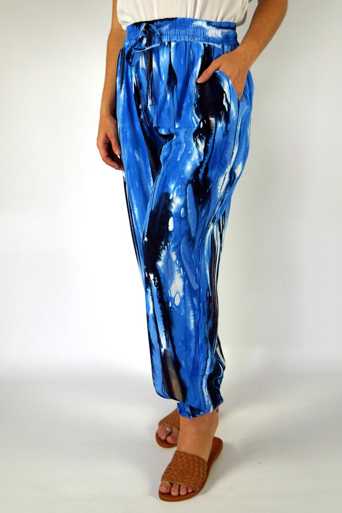 Gypsy Pant "Streaky" Tie Dye