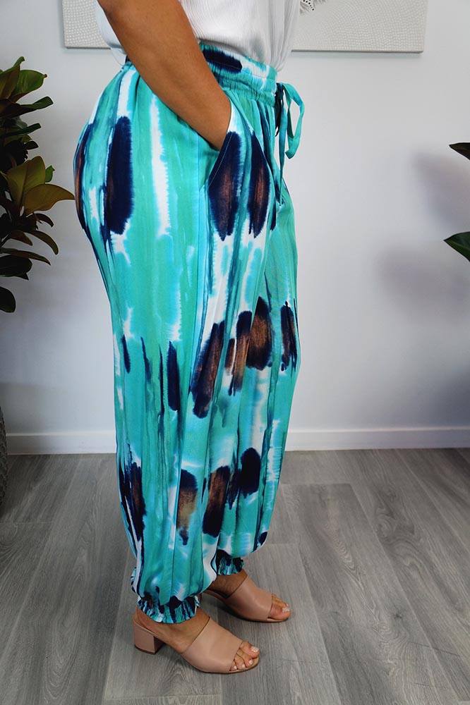Gypsy Pant "Streaky" Tie Dye