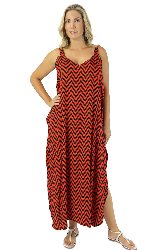 Harmony Dress "Zig Zag" Print