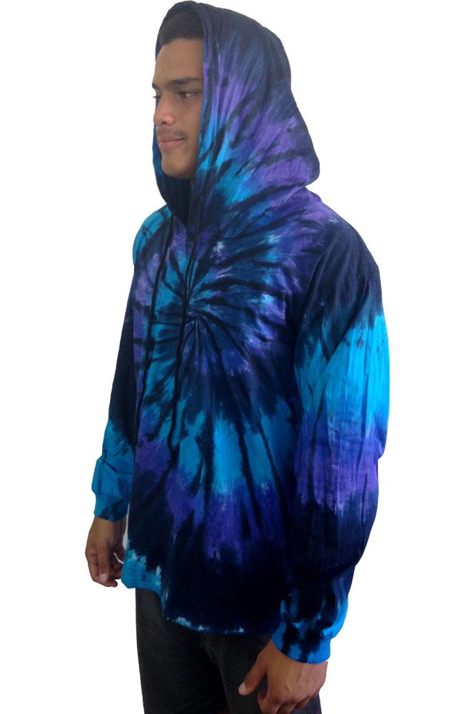 Hooded Tie Dye Jacket "Nuclear"