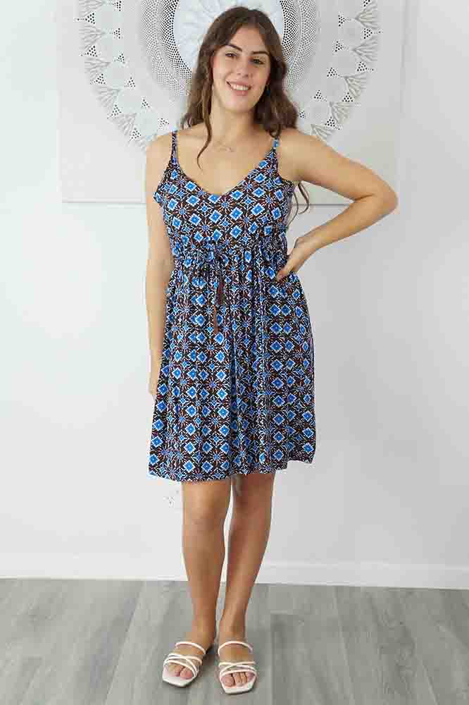 Kalani Dress "Snowflower"