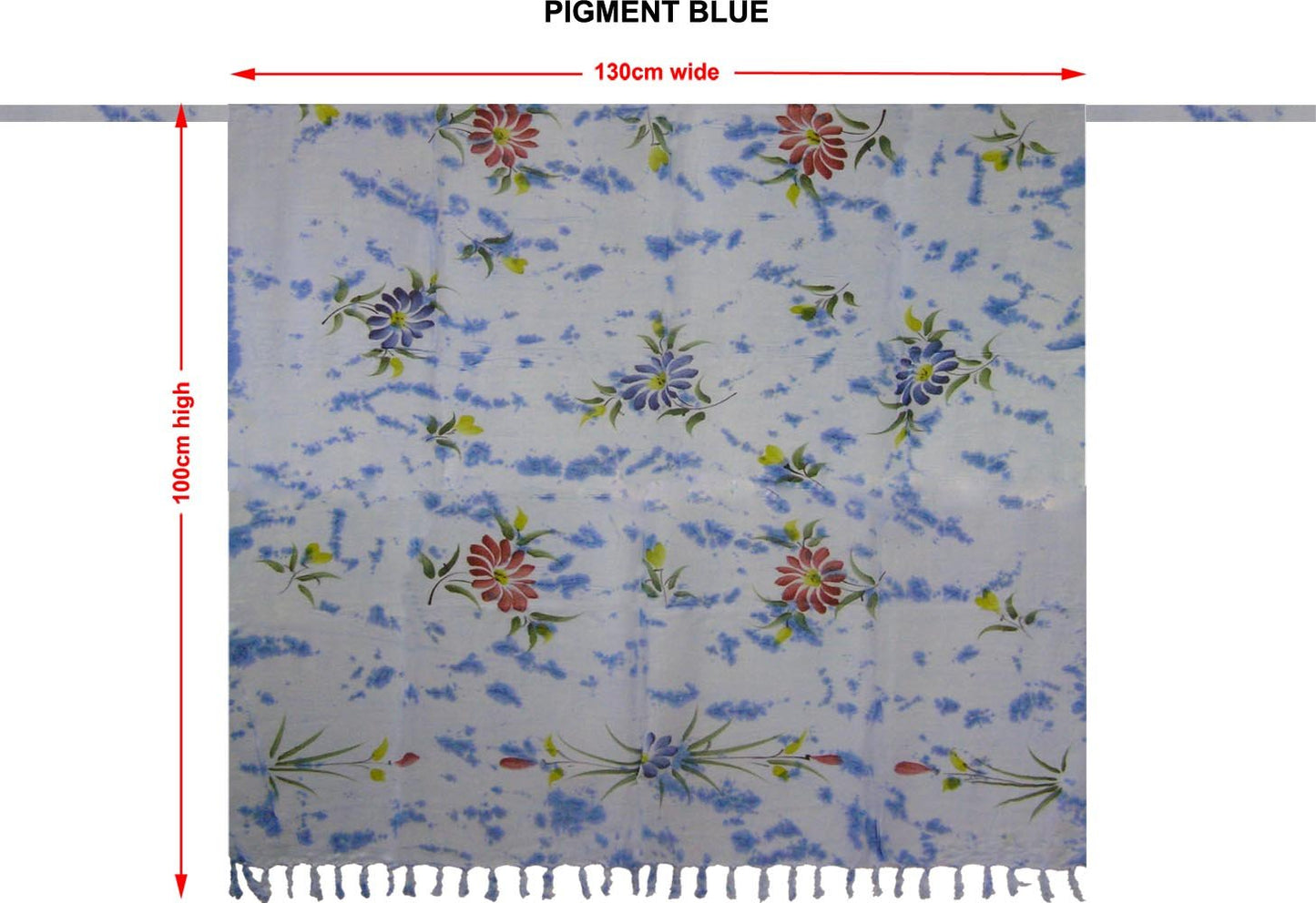 Long Pigment Dye Bikini Tie/Sarong