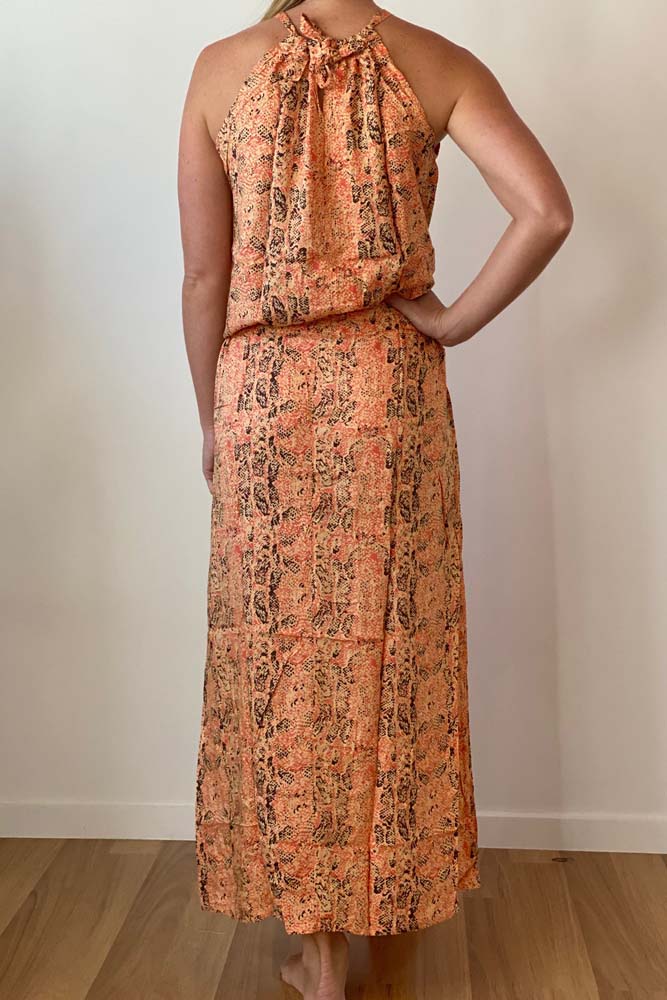 Long Chloe Dress "Cobra"
