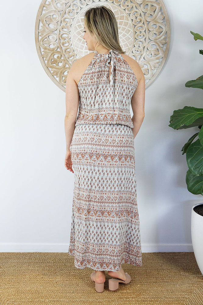Long Chloe Dress "Tuscany"