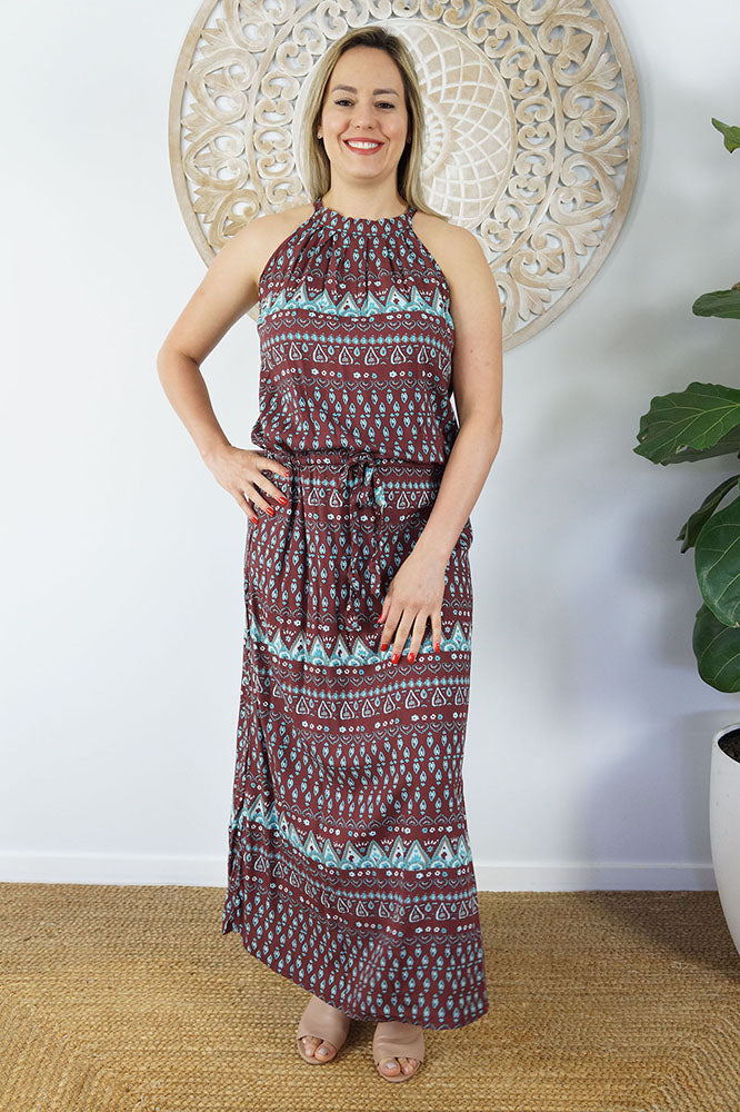 Long Chloe Dress "Tuscany"