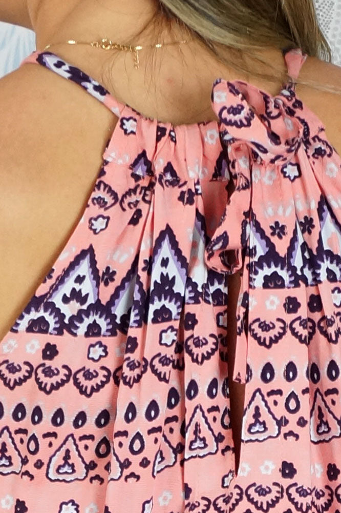 Long Chloe Dress "Tuscany"