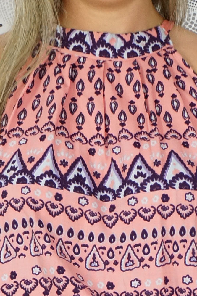 Long Chloe Dress "Tuscany"