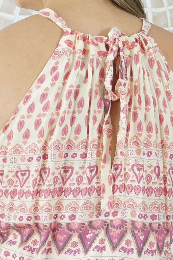Long Chloe Dress "Tuscany"