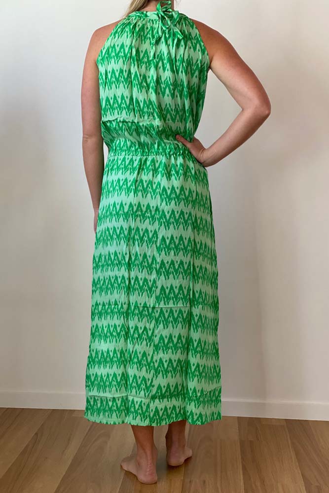 Long Chloe Dress "ZigZag"