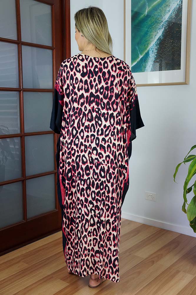 Long Kaftan Leopard