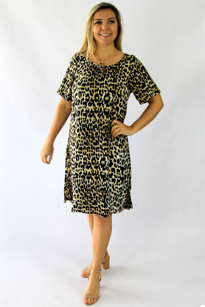 Molly Dress "Leopard"