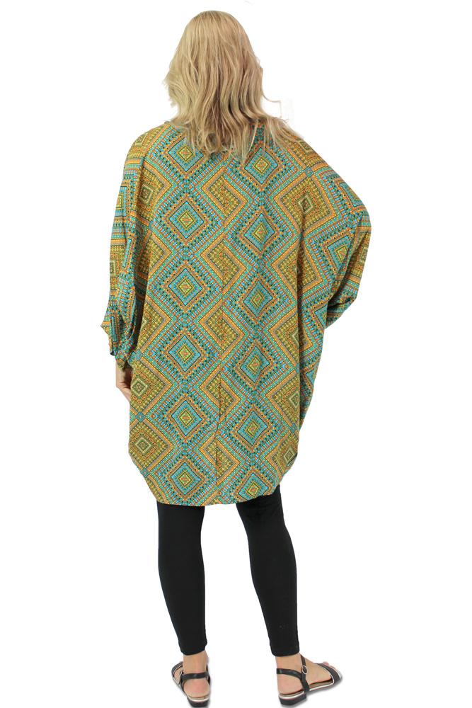 Over Shirt "Mosaic" Print