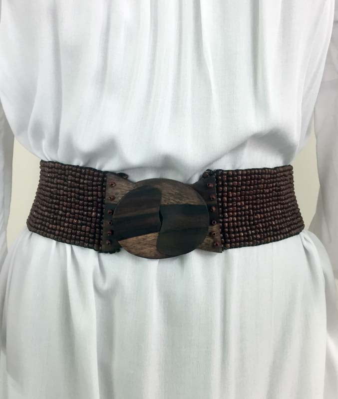 BEADED ELASTIC BELTS