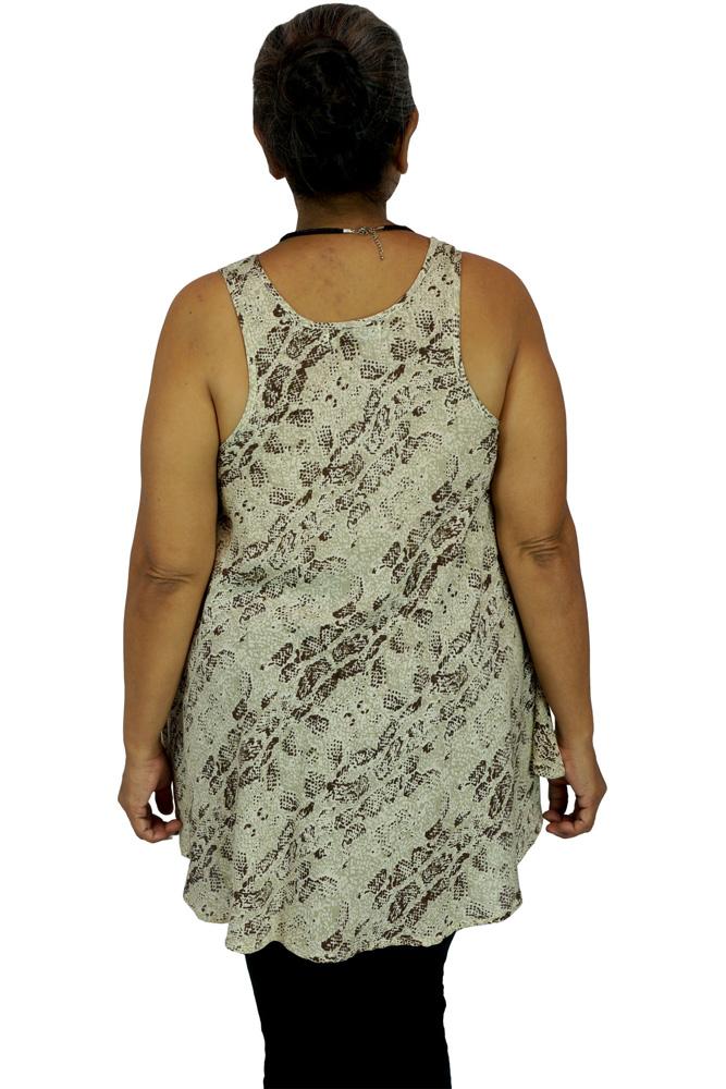 Rose Top "Cobra" Print