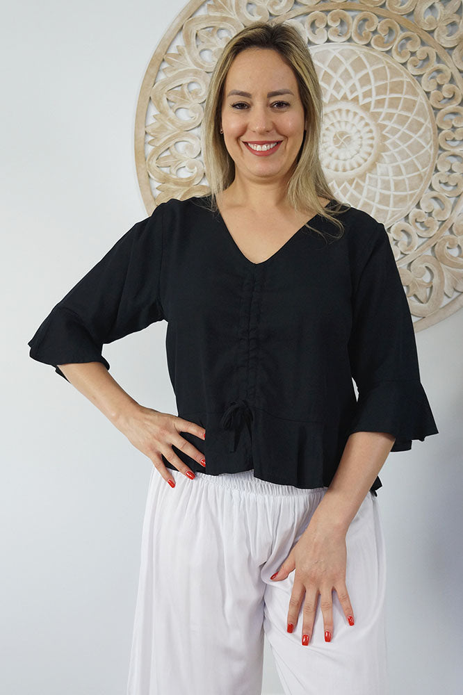 Ruched Top "Plain"