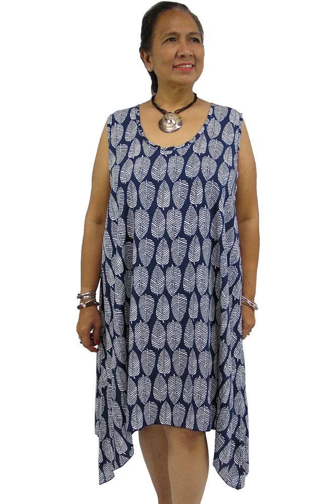 Shift Dress "Tapioca" print