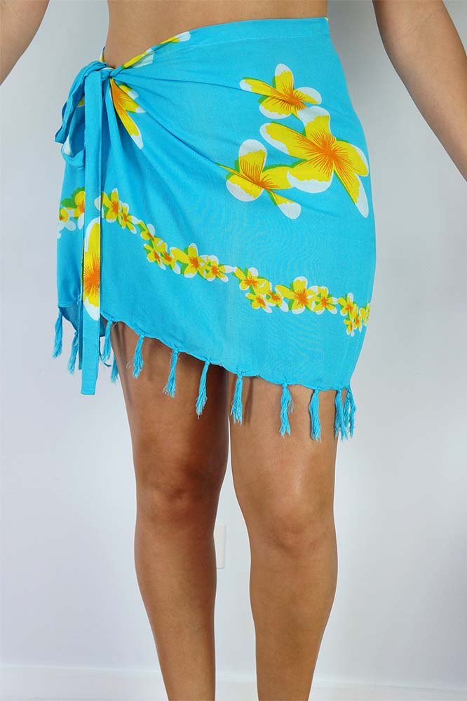 Girls Frangipani Short Bikini Tie