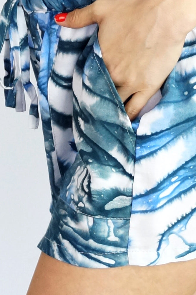Short Jumpsuit "Motley Tie Dye"