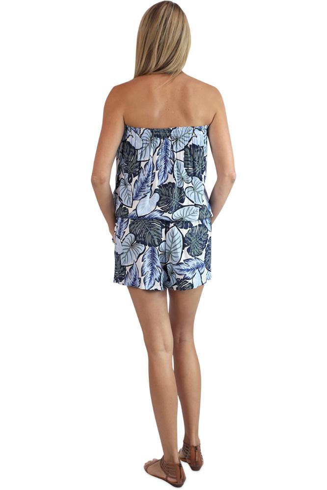 Short Jumpsuit " Leaves"