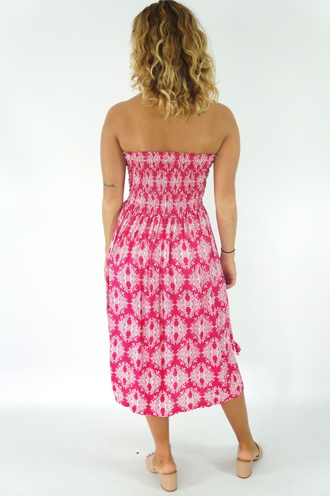 Smock Dress "Snowflake"