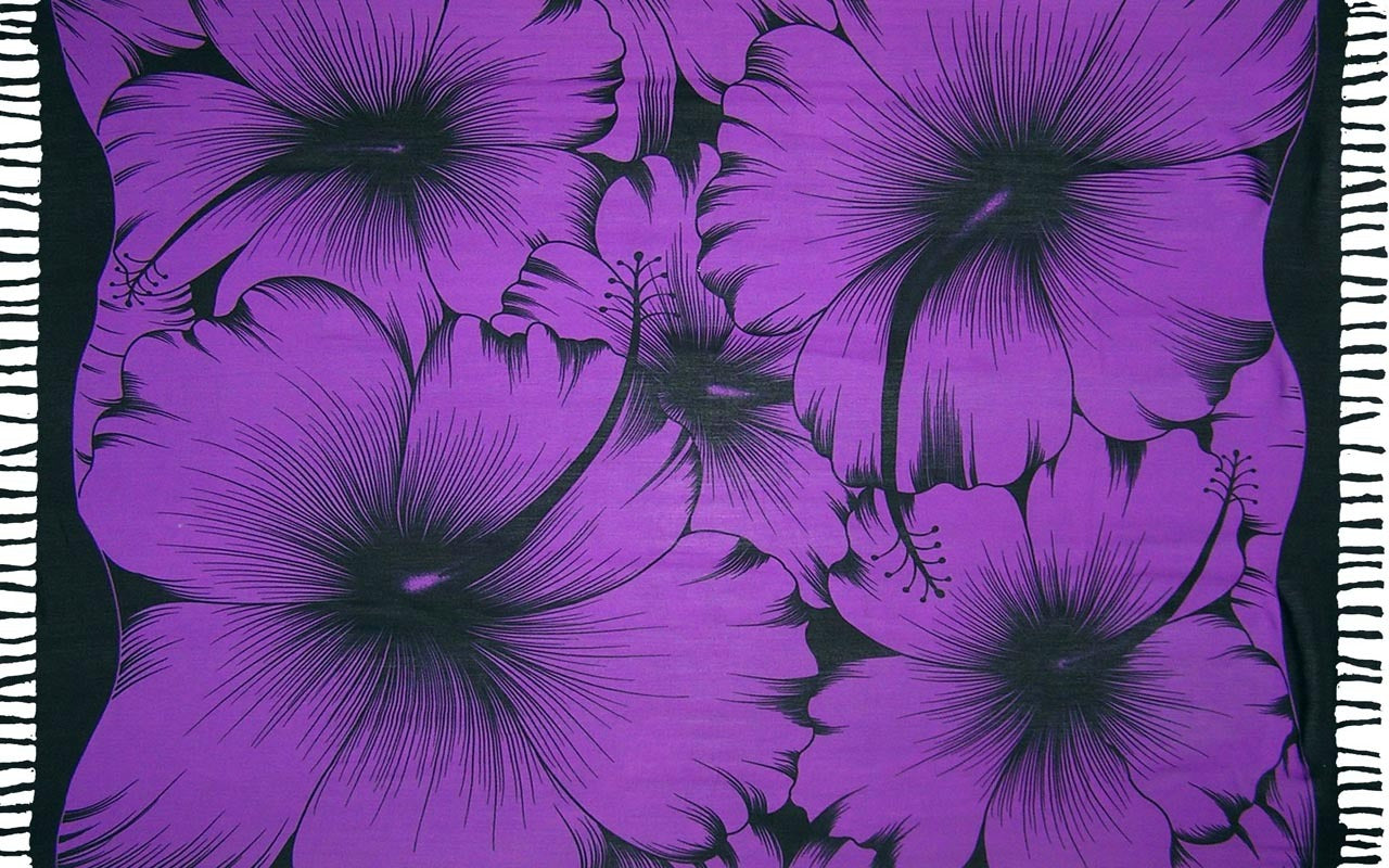 "Big Hibiscus" Sarong