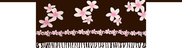 Girls Frangipani Short Bikini Tie
