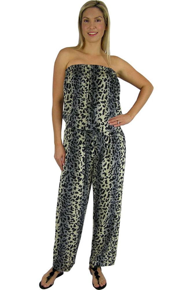 Long Jumpsuit Animal Print