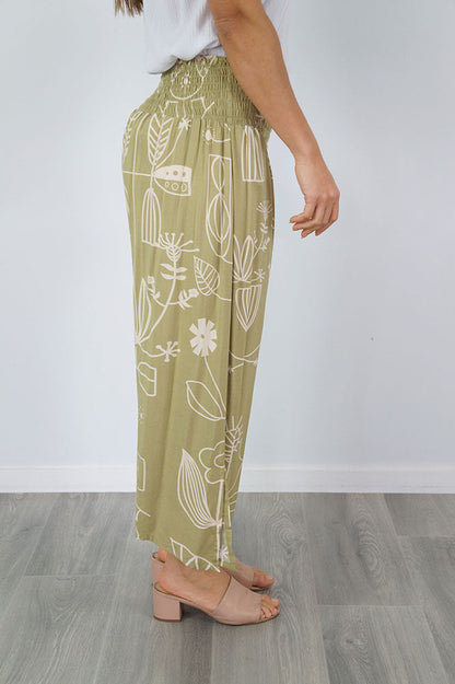 3/4 Bazaar Pant "Amalfi"
