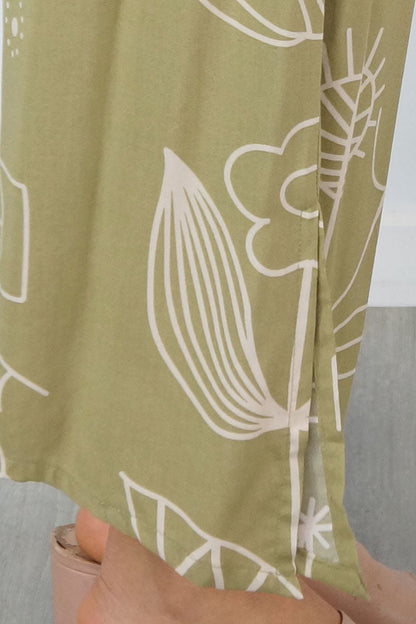 3/4 Bazaar Pant "Amalfi"