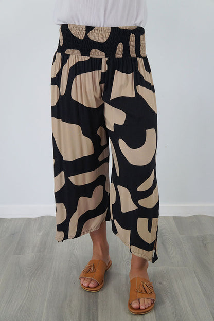 3/4 Bazzar Pant "Abstract Geometric"