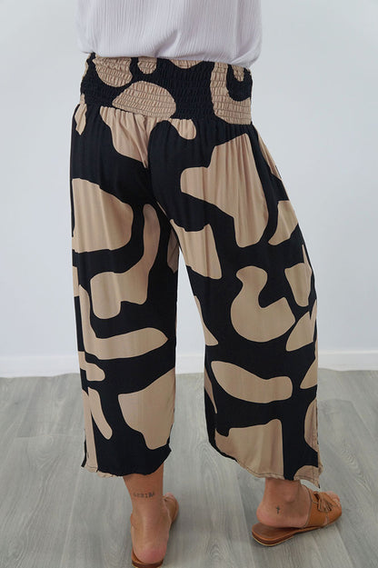 3/4 Bazzar Pant "Abstract Geometric"