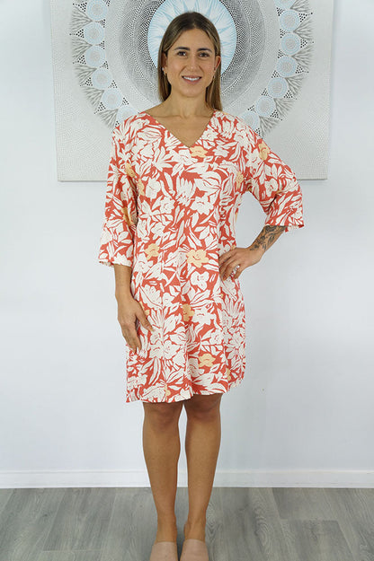 3/4 Sleeve Tunic "Allamanda"