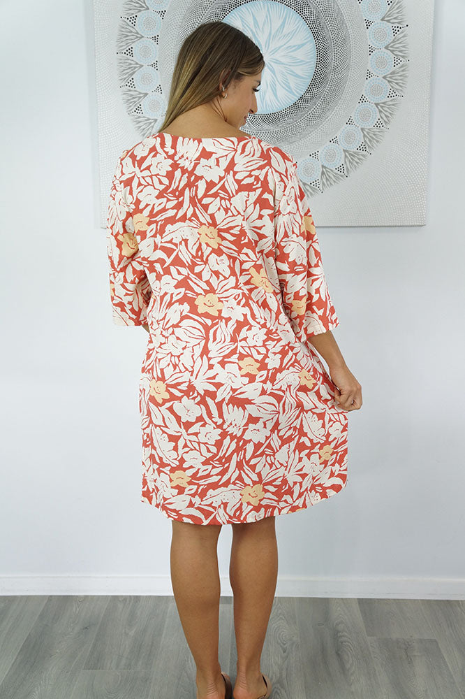 3/4 Sleeve Tunic "Allamanda"