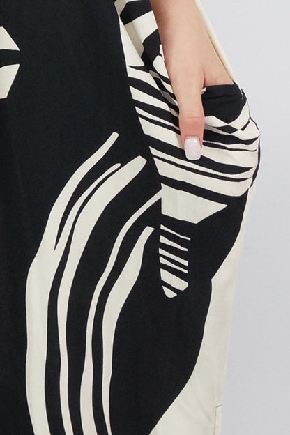 Bermuda Kaftan "Footprints"