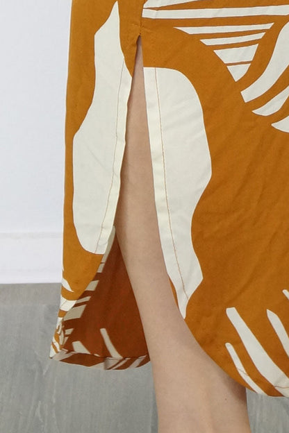 Bermuda Kaftan "Footprints"