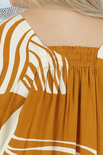 Bermuda Kaftan "Footprints"