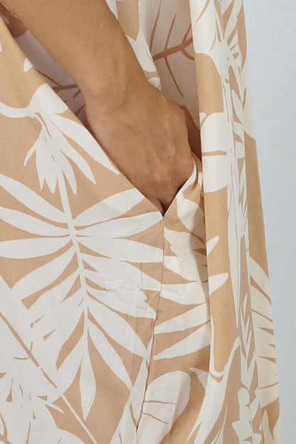 Bermuda Kaftan "Leafy"