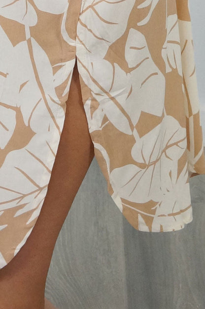 Bermuda Kaftan "Leafy"