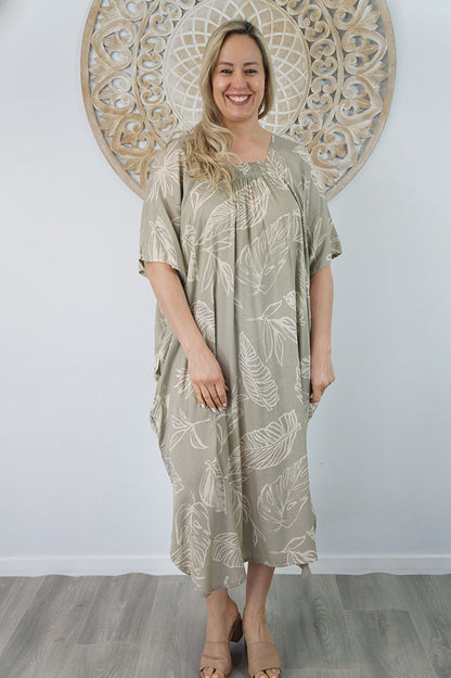 Bermuda Kaftan "Autumn Leaves"