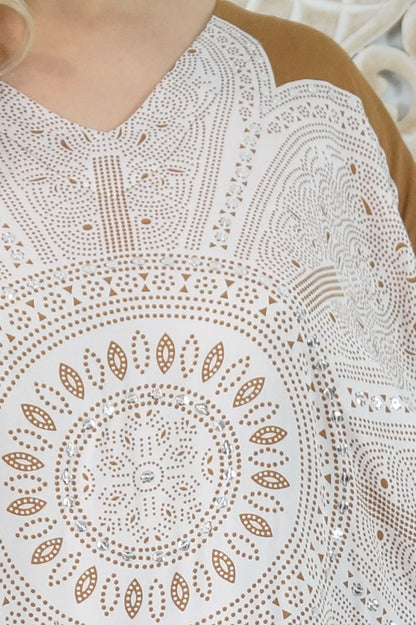 Long Kaftan "Bling" (Sequined) "Crown"