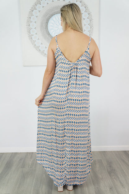 Boho Dress "Diamond" print